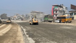 परसपुर - गौघाट सडक स्तरोन्नतिले गति लिँदै