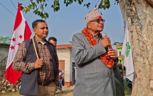 घरदैलो नपुगे पनि ‘नारायण गौडेल हामी नै हौं’ भन्दै रुख चिन्हमा मत माग्नुहोस्’