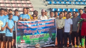 प्रेस युनियन बाँकेको पोष्टमा नेपाल स्वास्थ्यकर्मी संघ बाँकेको आधा दर्जन गोल