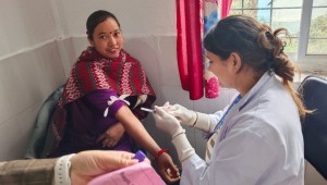 दंगीशरणमा सिकल सेलको निःशुल्क परीक्षण शिविर, ४३२ जनाले लिए सेवा