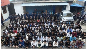 लागुऔषधविरुद्ध बाँके प्रहरीको 'स्वीप अपरेसन': एकैरातमा १११ पक्राउ,२७५ ग्राम ब्राउन सुगर बरामद