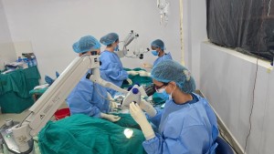 राप्तीसोनारीमा १९३ जनालाई नि:शुल्क मोतियाबिद्नुको अपरेसन