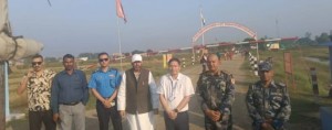 बाँकेका सीडीओसहितको टोली नरैनापुर सीमाक्षेत्र पुगेर गर्‍यो अवलोकन