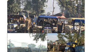 खजुरा क्षेत्रमा अवैध उत्खनन् गर्ने जेसीबीसहित दर्जनबढी सवारीसाधन प्रहरीको नियन्त्रणमा