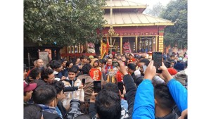 लुम्बिनी लायन्सको 'एनपीएल' विजेता ट्रफी उत्सब यात्रा बागेश्वरी मन्दिरबाट सुरु