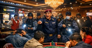 नेपाली प्रवेश गराएका दुई क्यासिनोमा प्रहरीको छापा: महाप्रवन्धकसहित २० जना पक्राउ