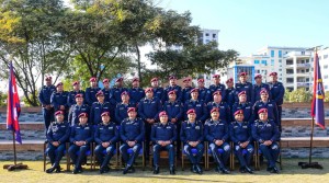 एसपीमा बढुवा भएका १६ प्रहरी अधिकृतले पाए दर्ज्यानी चिन्ह