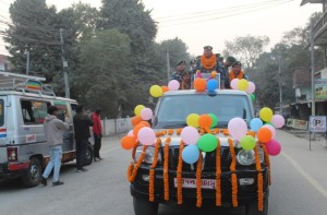 बारामा सशस्त्र प्रहरीको उत्सव: उत्कृष्ट युनिट बनेको खुसीयाली र्‍याली