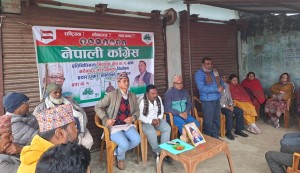 नरैनापुरका तीन वटा वडामा काँग्रेसको प्रचार कार्यालय स्थापना,  दर्जन बढी काँग्रेसमा प्रवेश