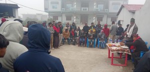कांग्रेसका युवा उम्मेदवार कोइराला डुडुवा–४ का गाउँहरुमा ब्यस्त