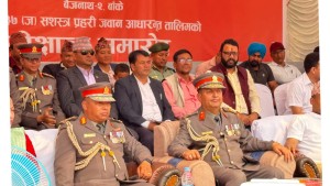 सशस्त्र प्रहरीको नौबस्ता तालिम शिक्षालयमा जवान आधारभूत तालिमको दीक्षान्त सम्पन्न