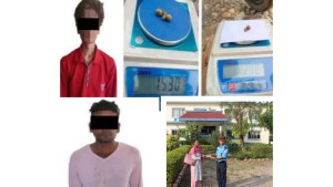 बर्दियाबाट फरार प्रतिवादी र ब्राउन सुगरसहित युवक पक्राउ,भेटिएको मोबाइल हस्तान्तरण
