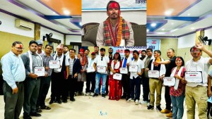 जागेश्वर बस्नेतको नेतृत्वमा नेपाल स्वास्थ्यकर्मी संघ बाँकेको नयाँ कार्यसमिति चयन
