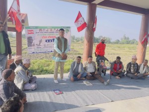 'टोल–टोलमा काँग्रेस' अभियानले उत्साह ल्याएको छ: क्षेत्रीय सभापति केसी