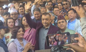 सभापति जितेपछि गगन थापाको प्रतिबद्धता: ‘कांग्रेस गलत मान्छेको पक्षमा उभिदैँन'