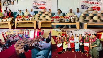 हस्तकलाका सामग्री बनाउने सीप सिकाएर आत्मनिर्भर बनाउँदै राप्तीसोनारी