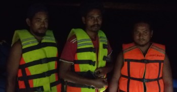 बाँकेको राप्ती नदीको भँगालोमा फसेका ३ जनाको सशस्त्र प्रहरीले गर्‍यो सकुशल उद्धार