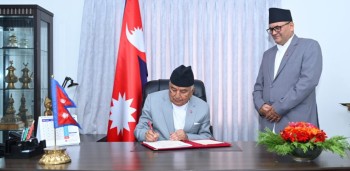 राष्ट्रपतिद्वारा दुबै सदनको अधिवेशन आह्वान