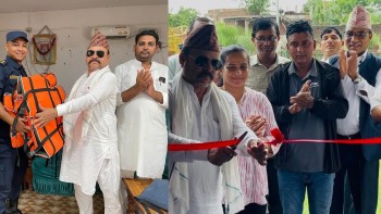 जानकी गाउँपालिकाले दियो खजुरा खुर्द प्रहरीलाई विपद् उद्धारका सामग्री