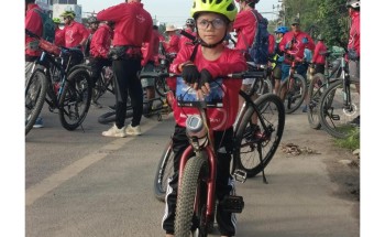 प्रभात स्कुलका ६ वर्षीय विद्यार्थी अभिनाषले ५० किमि साइकल रेस पार गरेर बनाए रेकर्ड