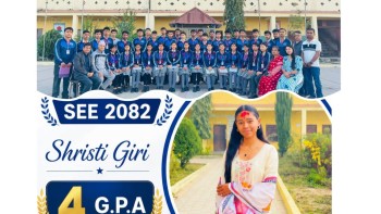 दाङको दिब्यज्योतिकी सृष्टि गिरीले ल्याइन् ४ जिपिए