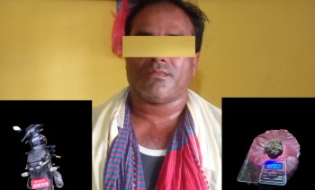 कोहलपुरबाट ३३ ग्रम खैरो हेरोइनसहित एक पक्राउ,मोटरसाइकल पनि बरामद