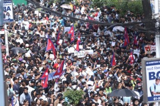 सामाजिक सञ्जाल प्रतिबन्धको विरोधमा सडकमा उत्रियो जेनजी पुस्ता