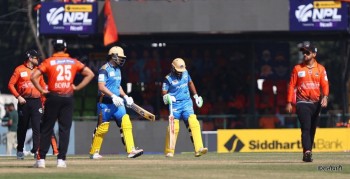 एनपीएल: चितवन राइनोजले कर्णाली याक्सलाई ४ विकेटले हरायो