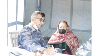 सशस्त्र प्रहरीको निःशुल्क स्वास्थ्य शिविर, २४५ स्थानीयले पाए सेवा