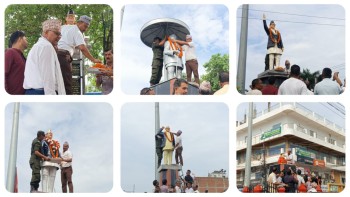 मेयर प्रशान्त विष्टको सक्रियताले नेपालगञ्जका ऐतिहासिक सालिक फेरि चम्किए