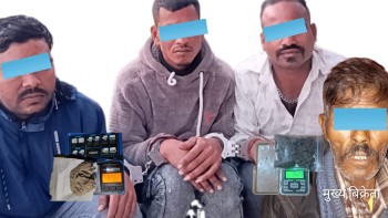 लागुऔषध नियन्त्रण ब्यूरोको आक्रामक कारबाही:नेपालगन्जबाट १०० ग्राम हेरोइनसहित ४ जना पक्राउ