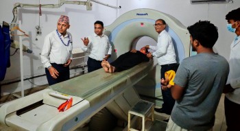 दुई वर्षपछि भेरी अस्पतालमा पुनः सुरु भयो सीटी स्क्यान सेवा