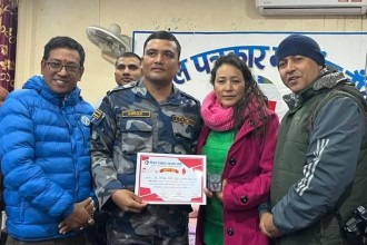 पत्रकार महासंघ बाँकेको रक्तदान, ३० जनाले दिए रगत