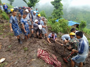 जाजरकोट पहिरोमा मृत्यु हुनेको संख्या तीन पुग्यो, दुई जना अझै बेपत्ता