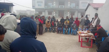 कांग्रेसका युवा उम्मेदवार कोइराला डुडुवा–४ का गाउँहरुमा ब्यस्त