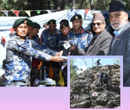 सशस्त्र प्रहरी विपद उद्धार र सीमा सुरक्षामा झनै अब्बल बन्दै गएको छ: गृहमन्त्री