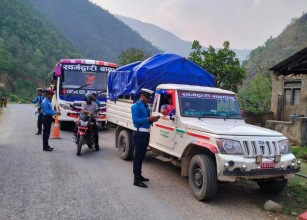 ३६ सय बढी सवारीसाधन प्युठान ट्राफिक प्रहरीको कारबाहीमा