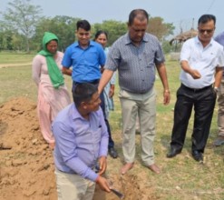 राप्तीसोनारीको बैँसामा पार्कको शिलान्यास
