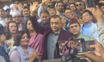 सभापति जितेपछि गगन थापाको प्रतिबद्धता: ‘कांग्रेस गलत मान्छेको पक्षमा उभिदैँन'