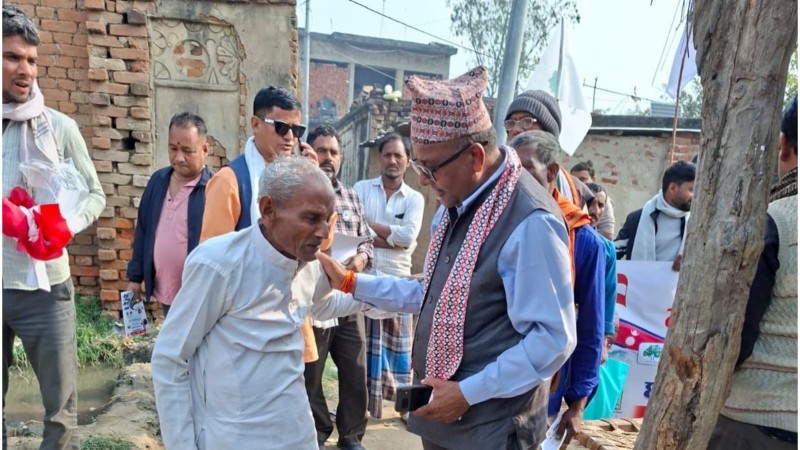 नारायण गौडेलको नरैनापुरको घरदैलो सकियो: मतदाता छन् कांग्रेसप्रति उत्साहित