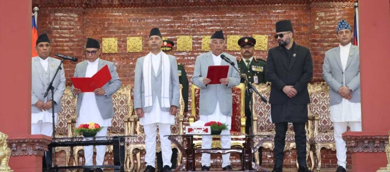 प्रधानन्यायाधीश मनोज शर्माले लिए पद तथा गोपनियताको शपथ