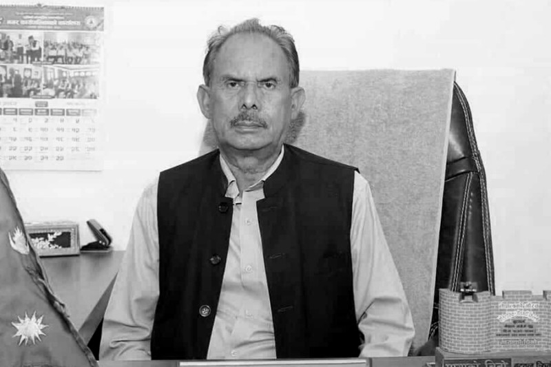 कांग्रेसबाट निर्वाचित मेयर सजरुद्दिन मुसलमानको निधन