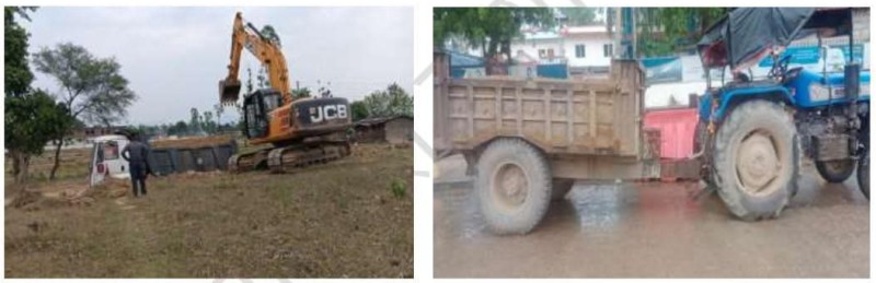 बाँकेमा अवैध उत्खनन र ढुवानीमा संलग्न जेसेबीसहित ३ सवारीसाधन प्रहरीको नियन्त्रणमा