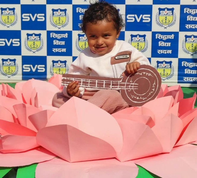 नानीबाबुका हातमा पहिलो अक्षर: श्रीपञ्चमीमा सिद्धार्थ विद्या सदनको अक्षरारम्भ