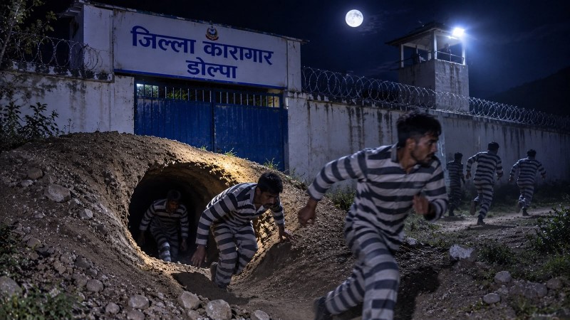डोल्पा कारागारबाट ८ कैदी सुरुङ खनेर फरार