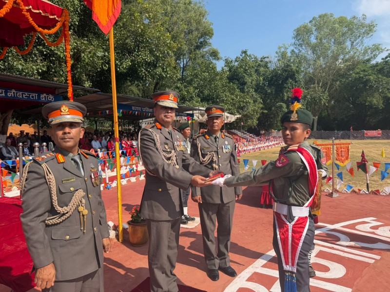 नौवस्तामा सशस्त्र प्रहरी जवान आधारभूत तालिम पूरा गरेका ११६ जना दीक्षित