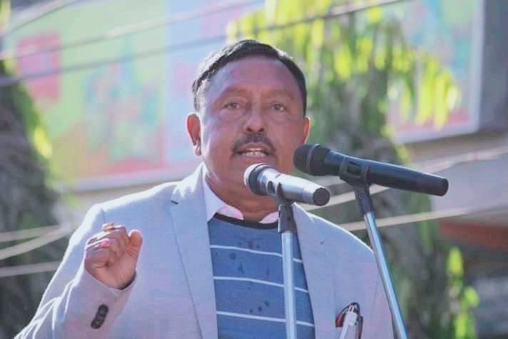 सांसद गिरीले थारु भाषामै दिए अटवारीको शुभकामना