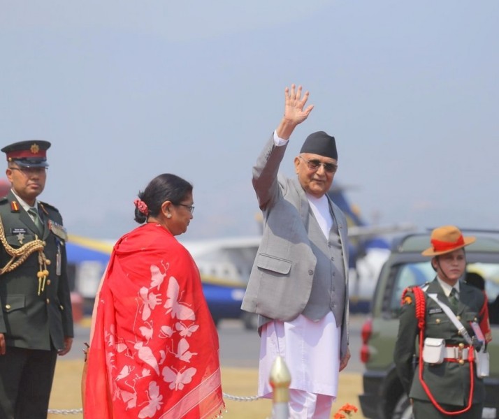 प्रधानमन्त्री ओली थाइल्यान्ड प्रस्थान