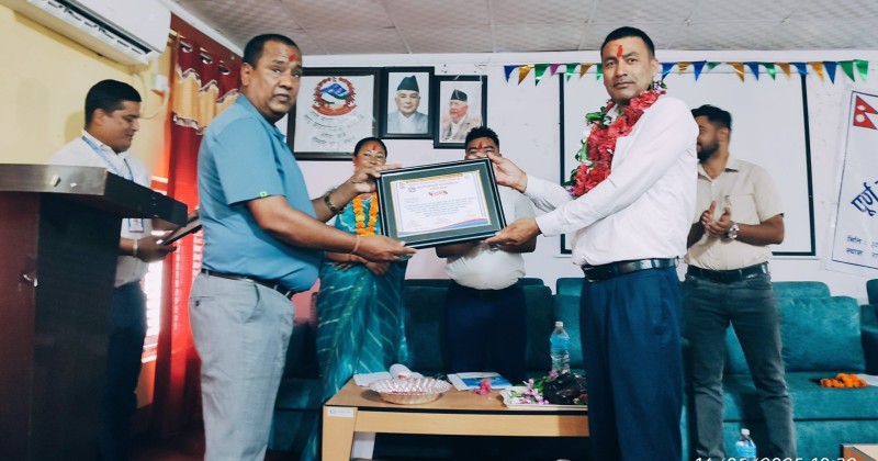 राप्तीसोनारी गाउँपालिका पूर्ण खोप सुनिश्चितता तथा दिगोपना घोषणा