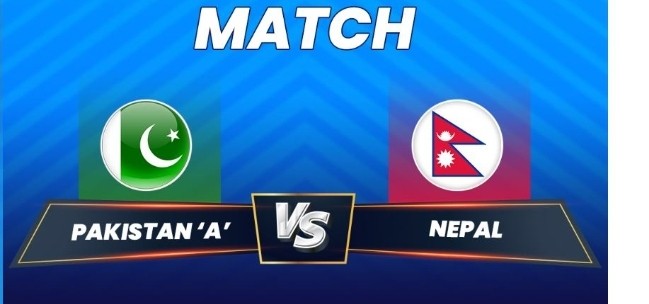 एसीसी इमर्जिङ कप: नेपाल आज पाकिस्तानसँग खेल्दै